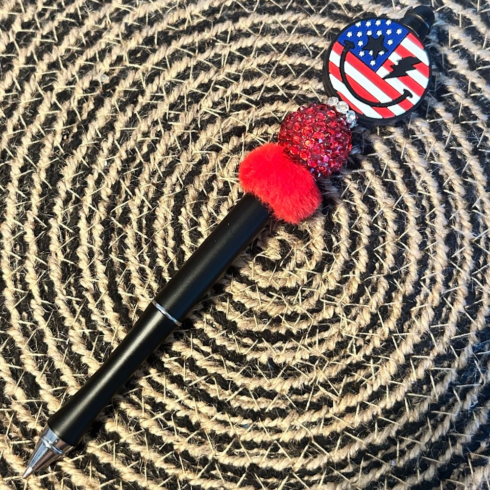 Patriotic Beaded Pen